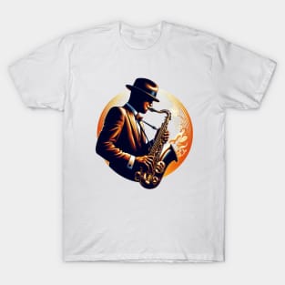 Jazz Saxophone Player T-Shirt